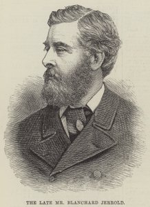 O falecido Sr. Blanchard Jerrold (gravura) de English School