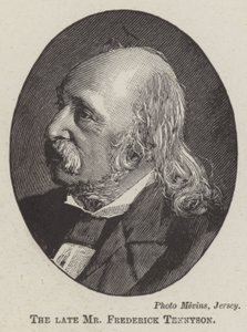 O falecido Sr. Frederick Tennyson (gravura) de English School