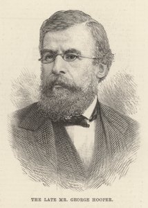 O falecido Sr. George Hooper (gravura) de English School