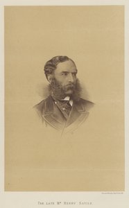O falecido Sr. Henry Savile (litho) de English School