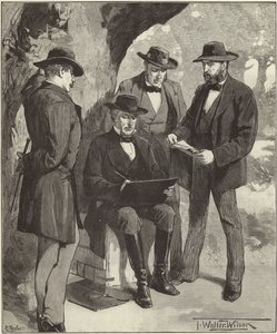 O falecido Sr. Jefferson Davis de English School