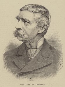 O falecido Sr. Sothern (gravura) de English School