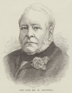 O falecido Sr. W Chappell (gravura) de English School