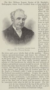 O falecido Reverendo William Rogers (gravura) de English School