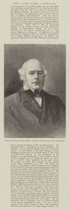O ilustre Henry Austin Bruce, Primeiro Lorde Aberdare (gravura) de English School