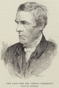 O falecido Reverendo Gerald Wellesley, Decano de Windsor (gravura) de English School