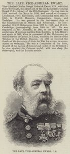 O falecido Vice-Almirante Ewart, CB (gravura) de English School