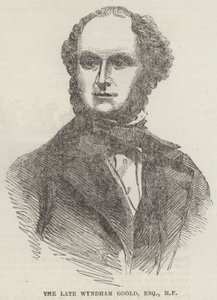 O falecido Wyndham Goold, Esquire, MP (gravura) de English School