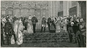 O casamento do duque de Albany de English School