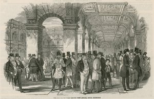 Os comerciantes caminham (ângulo oeste sul), Royal Exchange de English School
