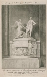 O monumento erguido em St Pauls Cathedral de English School