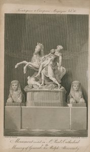 O monumento erguido em St Pauls Cathedral de English School