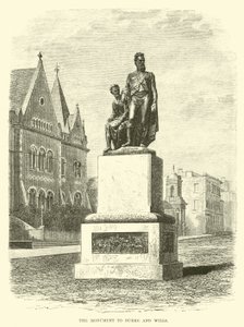 O monumento a Burke e Wills de English School