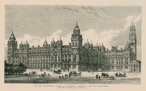 Os novos escritórios do governo em Whitehall de English School