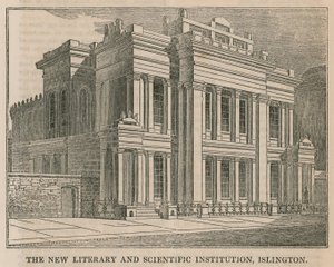 A nova instituição científica e literária, Islington, Londres de English School