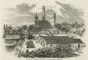 O novo rio funciona, Stoke Newington: A casa das máquinas e os reservatórios de English School