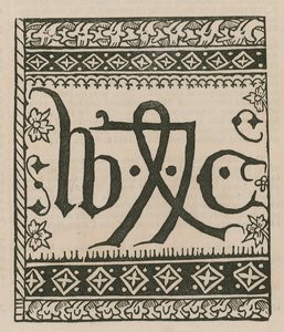 A marca das impressoras de William Caxton de English School