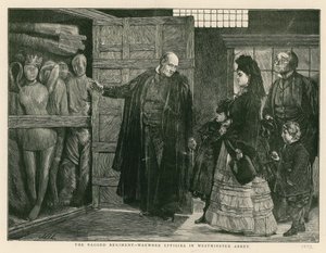 O regimento esfarrapado - efígies de cera na Abadia de Westminster de English School