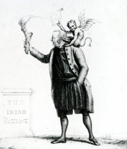 O direito Rev. Voluntário B de D, publicado por Richard Morton Paye, 1784 (stipple) de English School