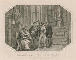 A separação da rainha de Edward IV e seu segundo filho, Richard Duke of York de English School