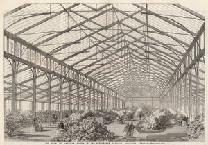 O show de plantas americanas no Ashburham Pavilion, Cremorne Gardens