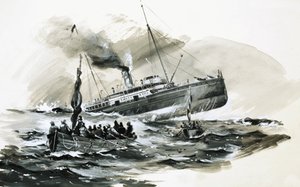 O naufrágio do steller Steller em 1899