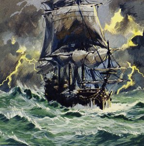 A viagem tempestuosa inspirou Wagners The Flying Dutchman de English School