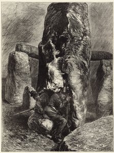 Os retardatários em Stonehenge de English School