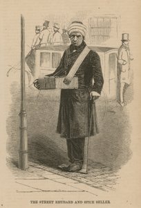 O ruibarbo de rua e vendedor de especiarias de English School