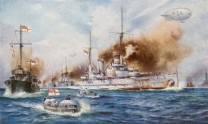 A rendição da frota alemã de alto mar, 1918