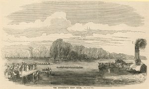 A corrida de barcos da universidade de English School