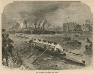 A corrida de barcos da universidade de English School