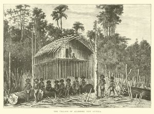 A aldeia de Alambori, Nova Guiné de English School