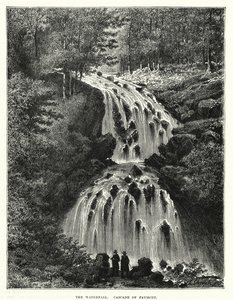 A cascata, Cascata de Faymont (gravura) de English School