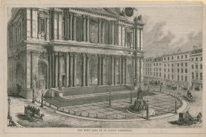 A, oeste, área, de, st, pauls, catedral de English School