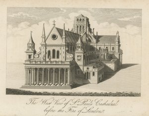 A, oeste, vista, de, st, pauls, catedral de English School