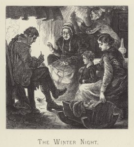 A noite de inverno (gravura) de English School