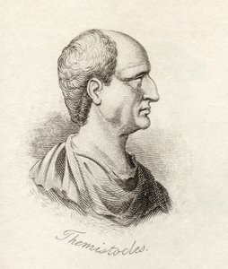 Temístocles, do "Dicionário Histórico de Crabb", publicado em 1825 de English School