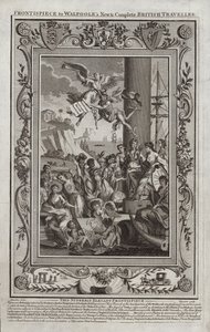 Este Frontispiece Soberbamente Elegante de English School