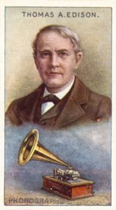 Thomas Alva Edison, fonógrafo de English School