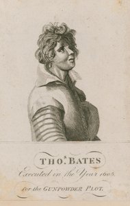 Thomas Bates, executado no ano de 1606 para o lote de pólvora de English School