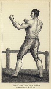 Thomas Cribb, campeão da Inglaterra, da pintura de De Wild, 1811 de English School