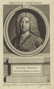 Thomas Holles, duque de Newcastle de English School