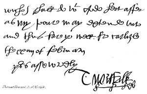 Thomas Howard, D de Norfolk de English School
