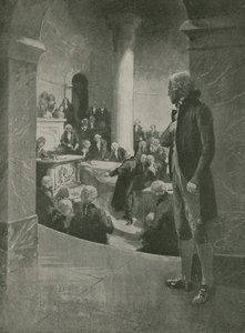 Thomas Jefferson ouvindo o discurso de traição de English School