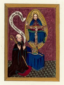 Thomas Ramryge, Abade de São Albanês (gravura colorida) de English School