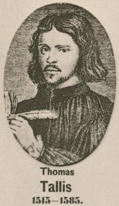 Thomas Tallis (gravura) de English School