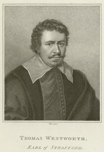 Thomas Wentworth, Conde de Strafford (gravura) de English School