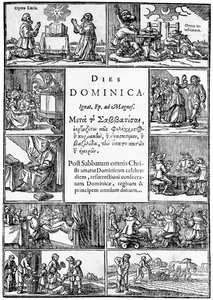 Página de rosto para Thomas Youngs Dies Dominica, 1639 de English School