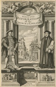 Página de título da História da Reforma da Igreja da Inglaterra de English School